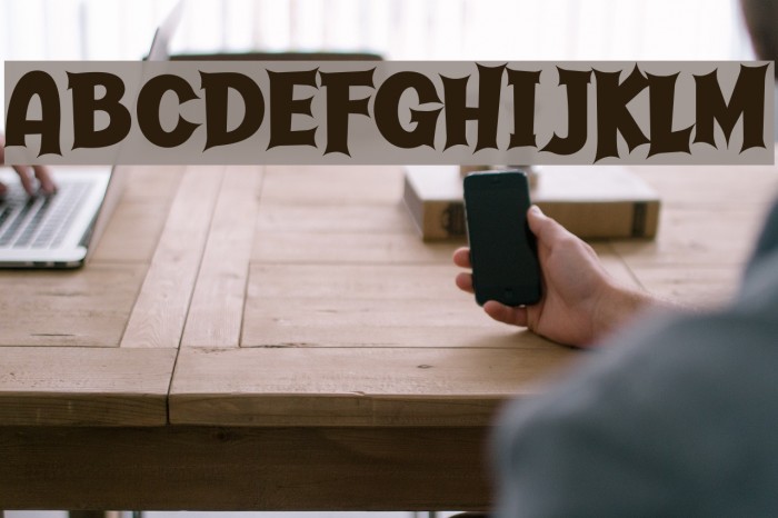 Butter Haunted Font examples