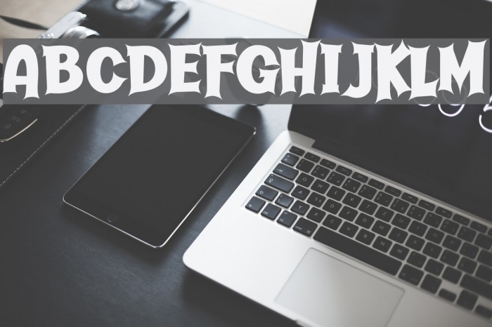 Butter Haunted Font examples