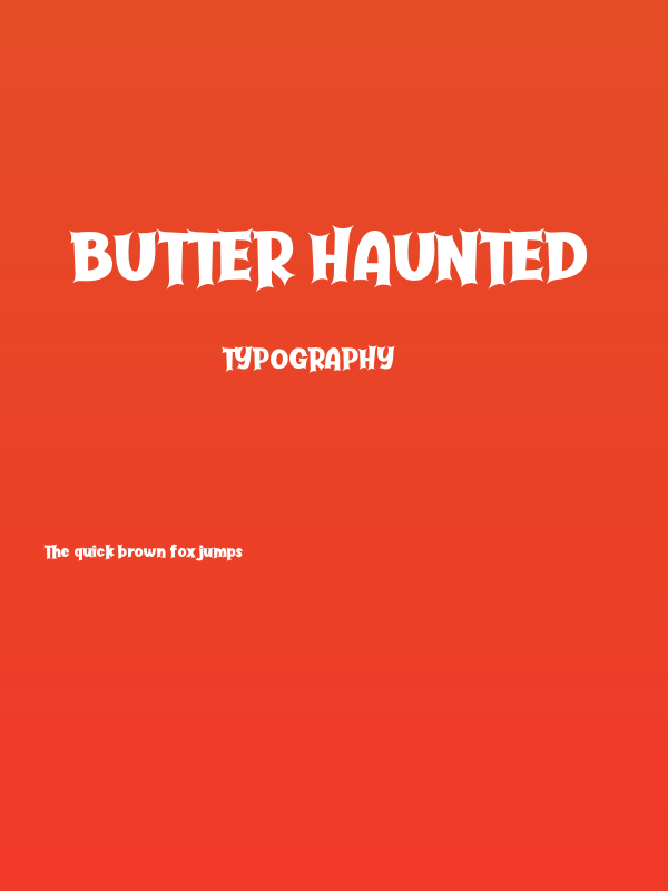 Butter Haunted Poster