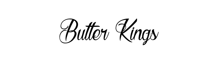 Butter Kings Font