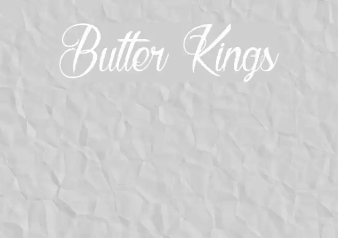 Butter Kings Font examples