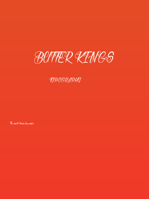 Butter Kings Poster