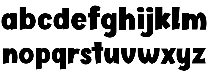 Butter Layer Font LOWERCASE