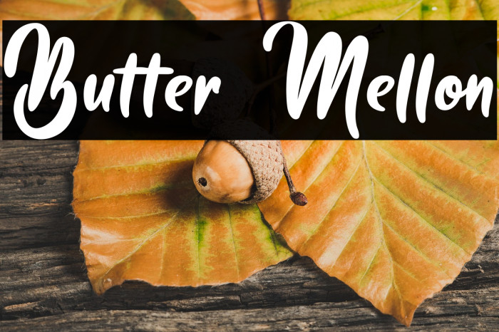 Butter Mellon Example 1