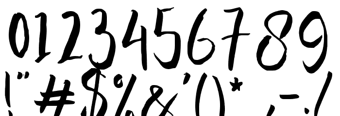 Butter Mellow Font OTHER CHARS