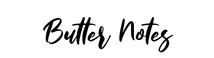 Butter Notes  नि: शुल्क फ़ॉन्ट्स डाउनलोड