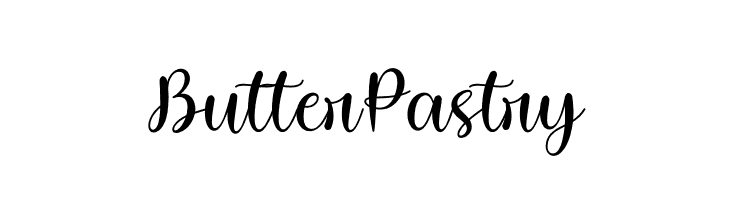 Butter Pastry  les polices de caractères gratuit tlcharger