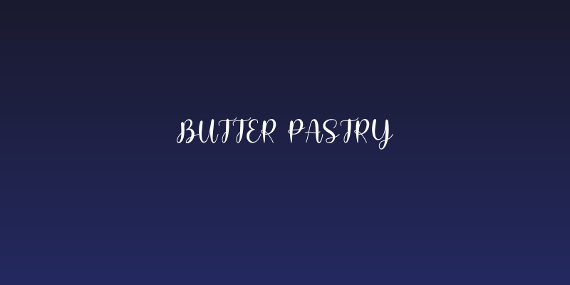 Butter Pastry Social Header