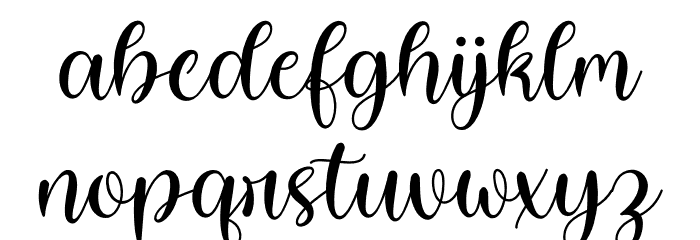 Butter Pastry Font LOWERCASE