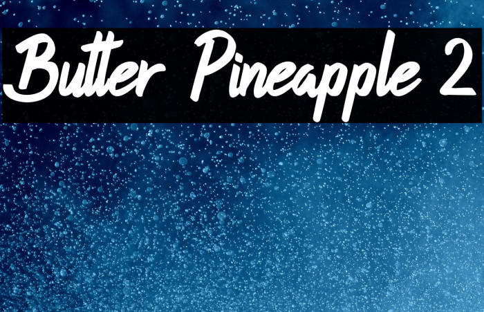 Butter Pineapple 2 Example 1