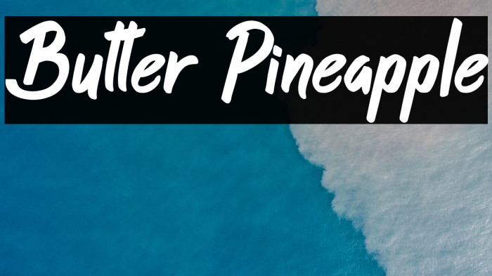 Butter Pineapple Example 1