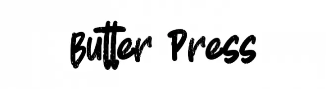 Butter Press  Free Fonts Download