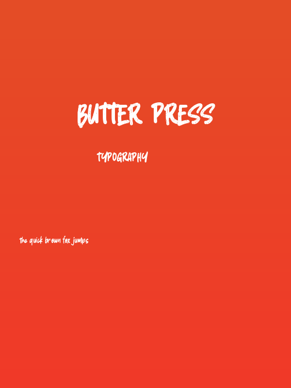 Butter Press Poster