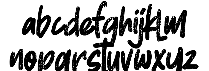 Butter Press Шрифта строчной