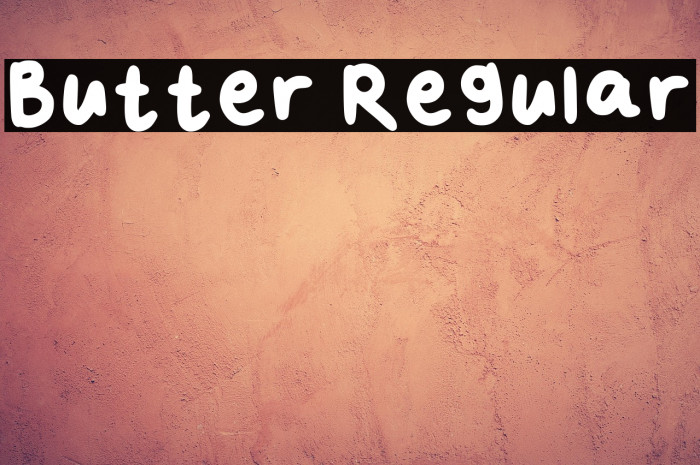 Butter Regular Example 3