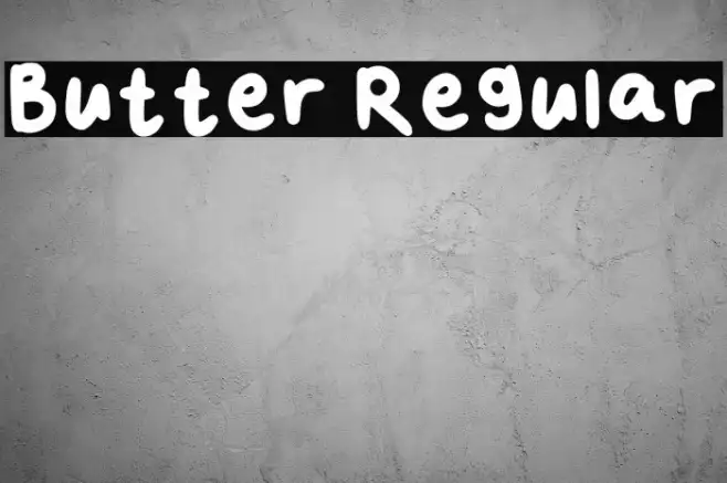Butter Regular Example 3