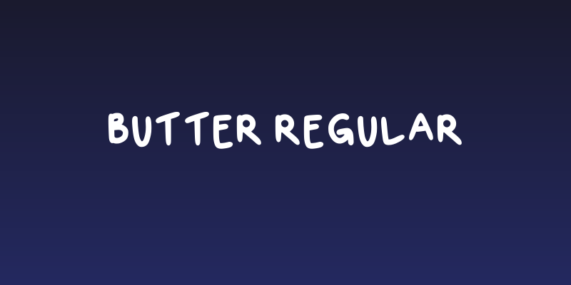 Butter Regular Social Header