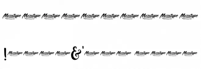 Butter Sandwich Script Font OTHER CHARS