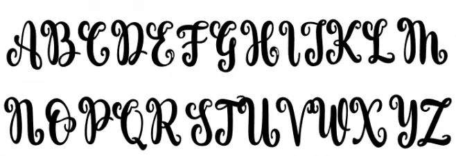 Butter Sandwich Script Schriftart Groß