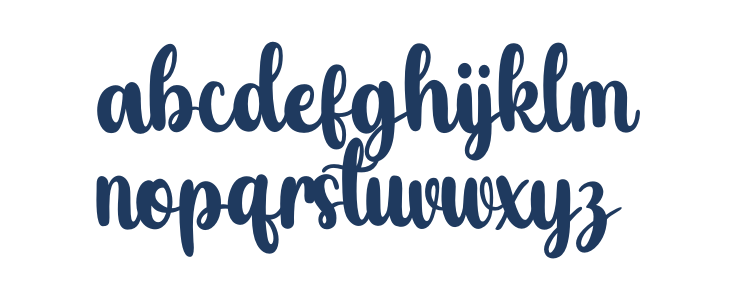 Butter Sandwich Script Lowercase