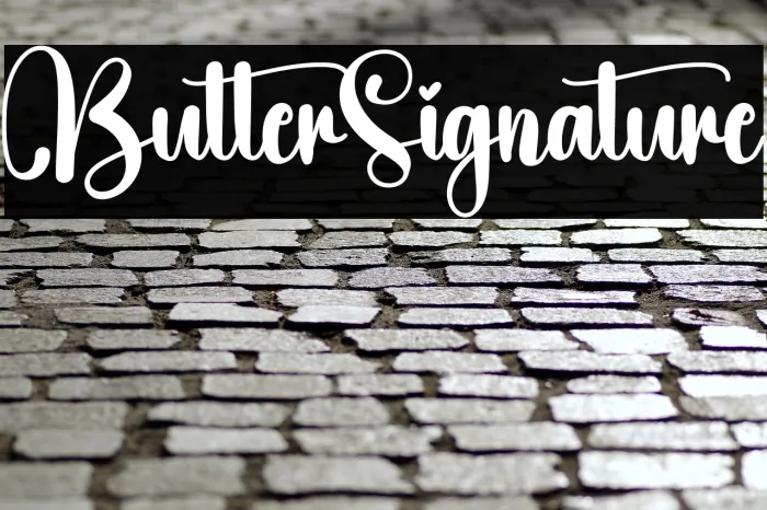 Butter Signature Example 1