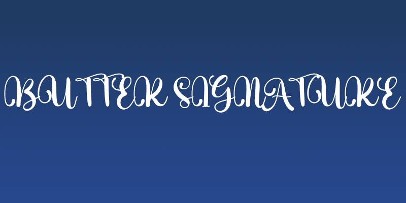 Butter Signature Social Header