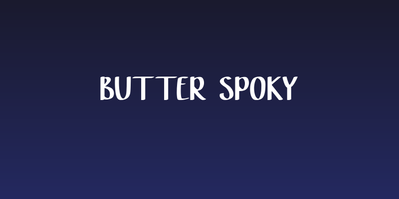 Butter Spoky Social Header