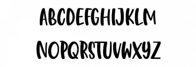 Butter Tropical Demo Version Font Litere mari