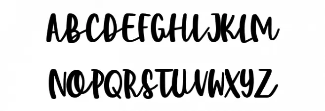Butter Tropical Script Demo Ver Font Litere mari