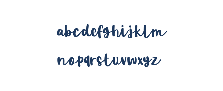 Butter Tropical Script Demo Ver Lowercase