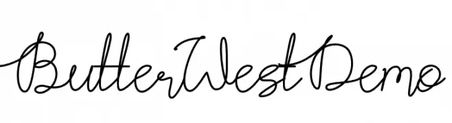 Butter West Demo  Fuentes Gratis Descargar