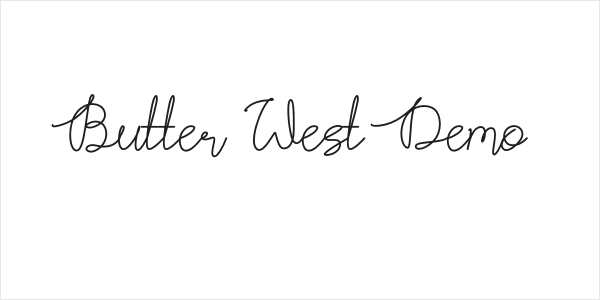 Butter West Demo Logo