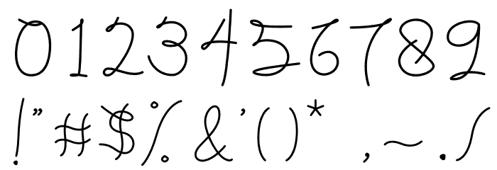 Butter West Font OTHER CHARS