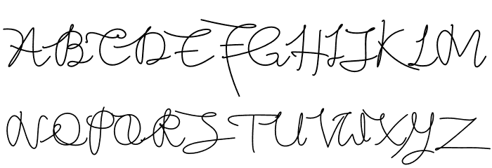 Butter West Font UPPERCASE