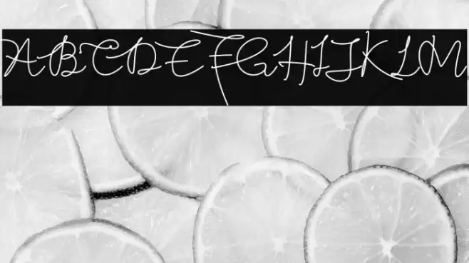 Butter West Font examples