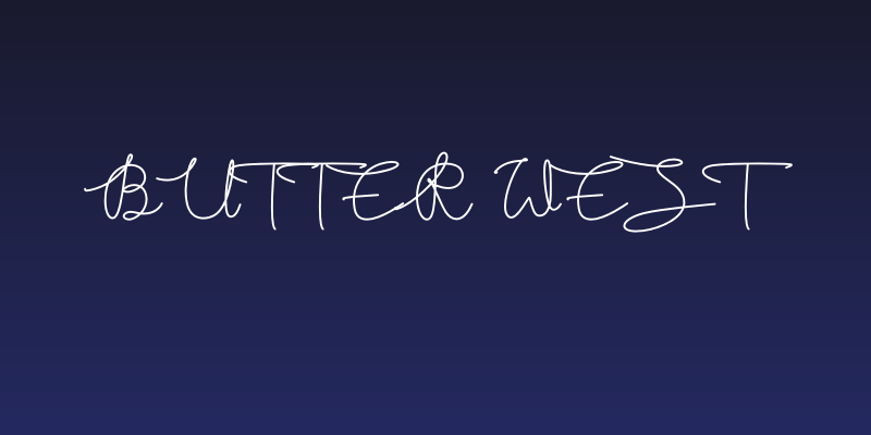 Butter West Social Header