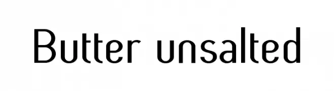 Butter unsalted  免费字体下载