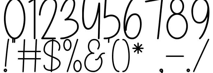 Butter Font OTHER CHARS