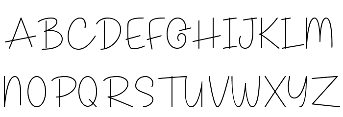 Butter Font UPPERCASE