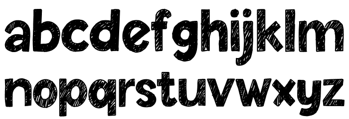 ButterCookie-Regular Font LOWERCASE