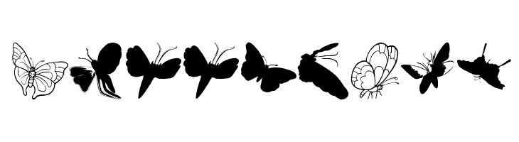 ButterFly Шрифта