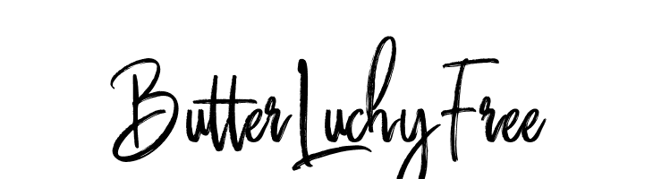 ButterLuchyFree  Free Fonts Download