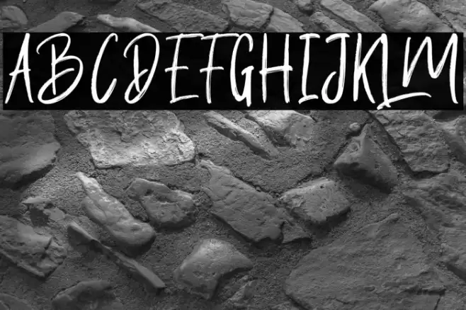 ButterLuchyFree Font examples