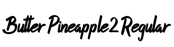 ButterPineapple2Regular  Free Fonts Download