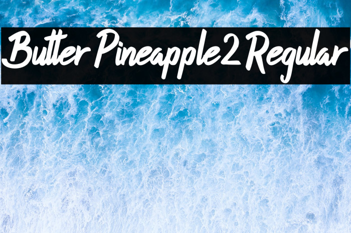 ButterPineapple2Regular Example 1