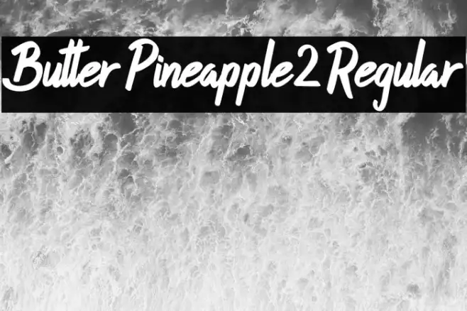 ButterPineapple2Regular Example 1