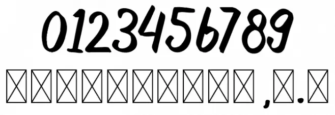 ButterPineappleRegular Font OTHER CHARS