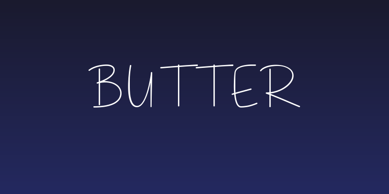 Butter Social Header