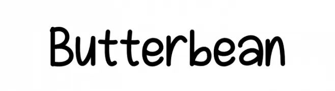Butterbean  تنزيل الخطوط