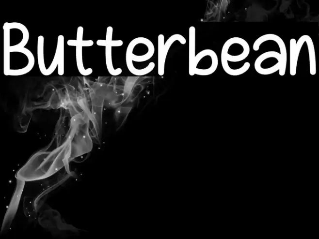 Butterbean Font examples